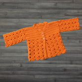 Dakota Baby Cardigan 0-3 Months | English | Crochet Pattern PDF